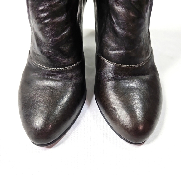 Nero Giardini Black Leather Womens Ankle Boots Size 38 EU Size 8 US - Picture 4 of 7